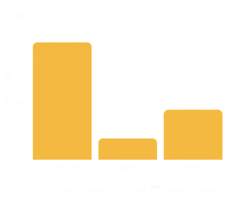Chart showing academic outcomes